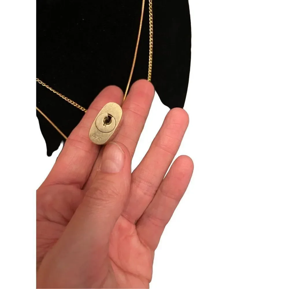 Louis Vuitton Gold Lock Necklace